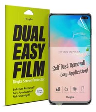 Dual Easy Film (2 Pack) Screen Protector for Galaxy S10 Plus