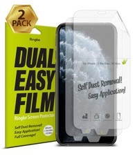 Dual Easy Film (2 Pack) Screen Protector for iPhone 11 Pro Max