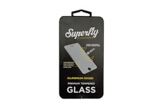 Superfly Tempered Glass Aluminium Edged iPhone 7/6S/6 Silver