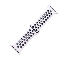 Killerdeals Silicone Strap for 38mm Apple Watch (M/L) - White and Black