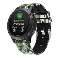 Killerdeals Silicone Strap for Forerunner 935 Camo - Black & White