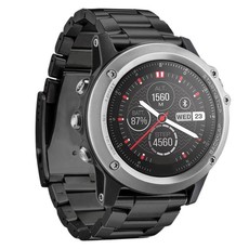 Killerdeals Stainless Steel Strap for Garmin Fenix 3 - Black