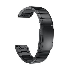 Killerdeals Stainless Steel Strap for Garmin Fenix5X - Black