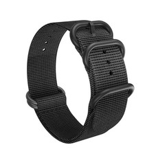 Killerdeals Universal 22mm Nylon Replacement Watch Strap - Black