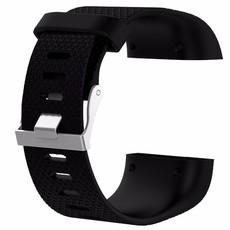 Killerdeals Women's Silicone Strap for Fitbit Surge -Black