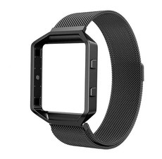 Milanese Band & Frame for Fitbit Blaze - Black (M-L)