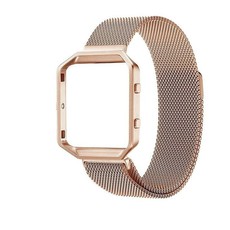 Milanese Band & Frame for Fitbit Blaze - Rose Gold (S-M)