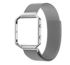 Milanese Band & Frame for Fitbit Blaze - Silver (M-L)