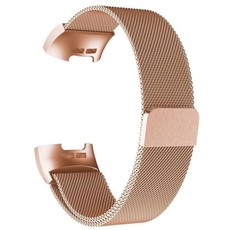 Milanese Loop for the Fitbit Charge 3 (S/M) - Rose Gold