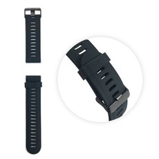 Tuff-Luv Compatible Garmin Fenix Silicone Watch Strap - Black