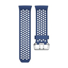 Tuff-Luv Fitbit Ionic Sports Silicone Strap Size Small - Blue/White