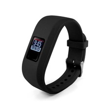 Tuff-Luv Garmin VivoFit 3 Silicone Strap - Black