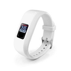 Tuff-Luv Garmin VivoFit 3 Silicone Strap - White