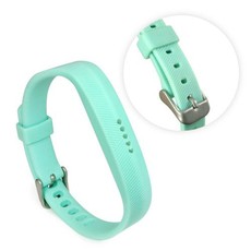 Tuff-Luv Silicone Strap Band for the Fitbit Flex 2 - Teal