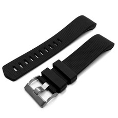 Tuff-Luv Silicone Strap for Fitbit Charge 2 - Black