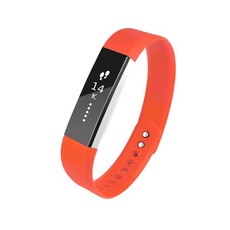 Tuff-luv Silicone Strap for the FitBit Alta Size Small - Light Red/Coral