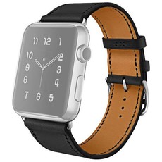 Zonabel 40mm Strap for Apple Watch - Black Leather