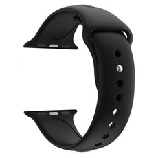 Zonabel 42mm Silicone Strap for Apple Watch - Black