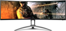 AOC 49 inch Curved LED Monitor - 5120 x 1440 pixels - Black & Silver