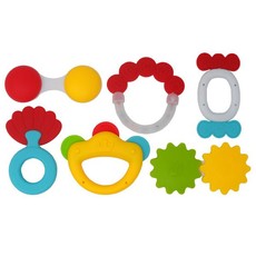 Baby Tether Rattle Toy Set of 6 For 0+ Months