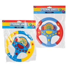 Bulk Pack x 4 Baby Toy Edu Steering Wheel Battery Opperated