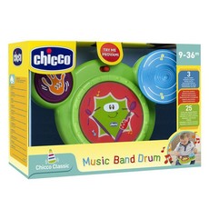 Happy Music Band Drum - Green With Additional Primary Colours