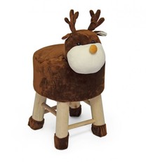 Kids Ottoman - Deer Animal Shoe Change Stool