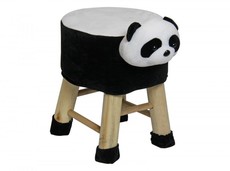 Kids Ottoman - Panda Animal Shoe Change Stool