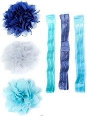 Baby Headband Mix - Blue