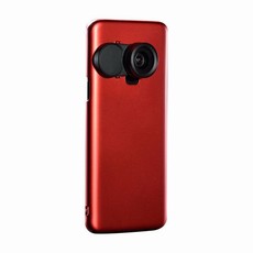 Snapfun Protective Case & Wide Angle, Macro Lenses for Samsung S9 - Red