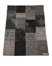 Apadana M-Chenelle Grey with Black Patchwork Design (170x120)