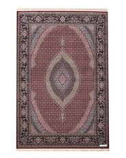 Apadana M-Tabriz Soft Red with Blue Border Rectangle (300x200)