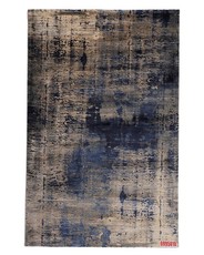 Apadana Rugs Art Modern Stressed Grey, Abstract Blue 300x200