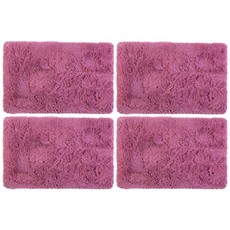 Lush Living Rug Wisteria Nouveau Shaggy - Pink - 70 x 110cm - Pack of 4