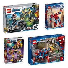 LEGO Avengers & Spider-man Bundle (76141 & 76142 & 76146 & 76148) 6+