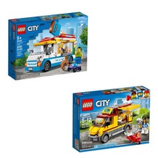 LEGO CITY Ice Cream Truck & Pizza Van Bundle 60150 & 60253