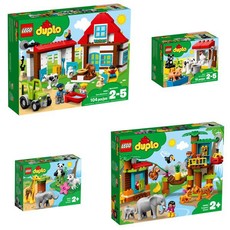 LEGO DUPLO Tropical & Farm Animals Bundle 10869 & 10870 & 10904 & 10906