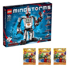 LEGO Mindstorms EV3 31313 with three Lego 71021