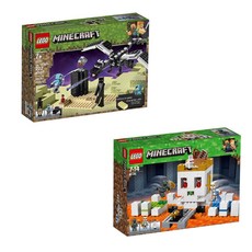 LEGO MINECRAFT End Battle & Skull Arena Bundle | 21145 & 21151