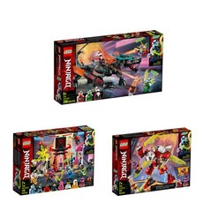 LEGO NINJAGO Gamer's Market Bundle - 71713 & 71707 & 71708 - 7+ Yrs