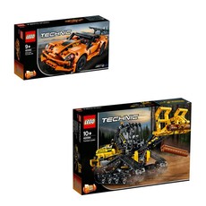 LEGO Technic Tracked Loader & Corvette Bundle | 42093 & 42094