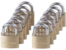 Cisa 40mm Master Keyed Padlock Set of 12