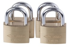 Cisa 50mm Master Keyed Padlock Set of 4