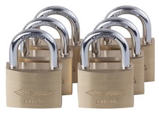 Cisa 50mm Master Keyed Padlock Set of 6