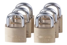 Cisa LL 40mm Padlock Set of 6 Keyed Alike