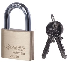 Cisa LL 50mm Padlock, Set of 5, Keyed Alike