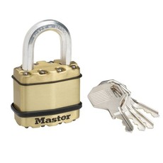 Master Lock Excell Laminated Brass Padlock 50mm