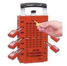 Master Lock Group Lock Box Red