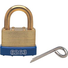 Matlock 46X25Mm Laminated Brass 4No Combination Padlock