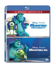 Monsters Box Set: Monsters Inc & Monsters University (3D Blu-ray)